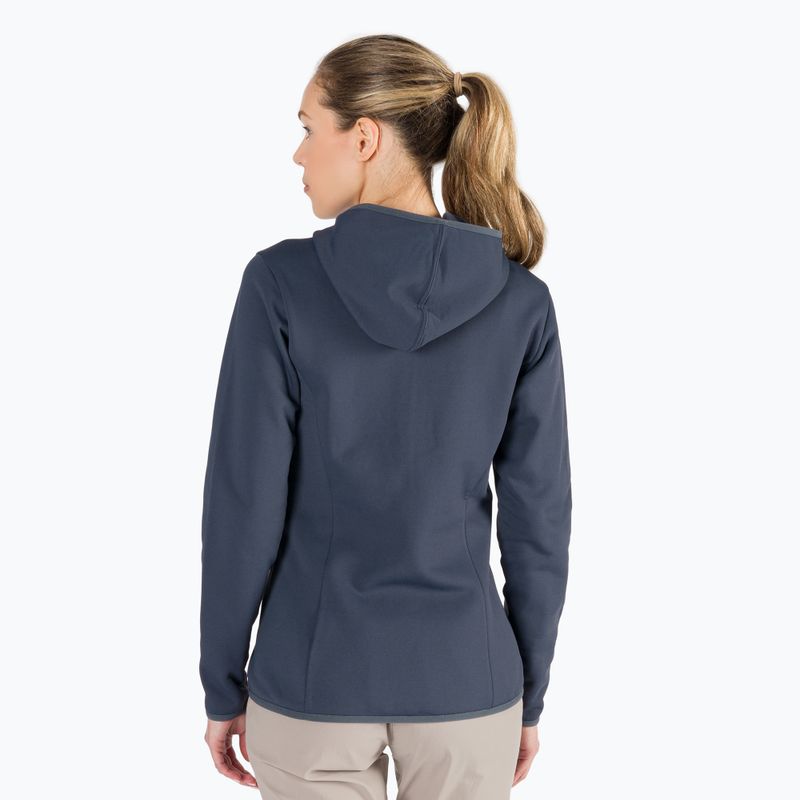 Jack Wolfskin moteriškas vilnonis džemperis Baiselberg pilkas 1710771 4