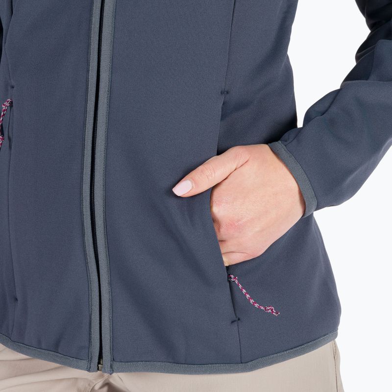 Jack Wolfskin moteriškas vilnonis džemperis Baiselberg pilkas 1710771 6