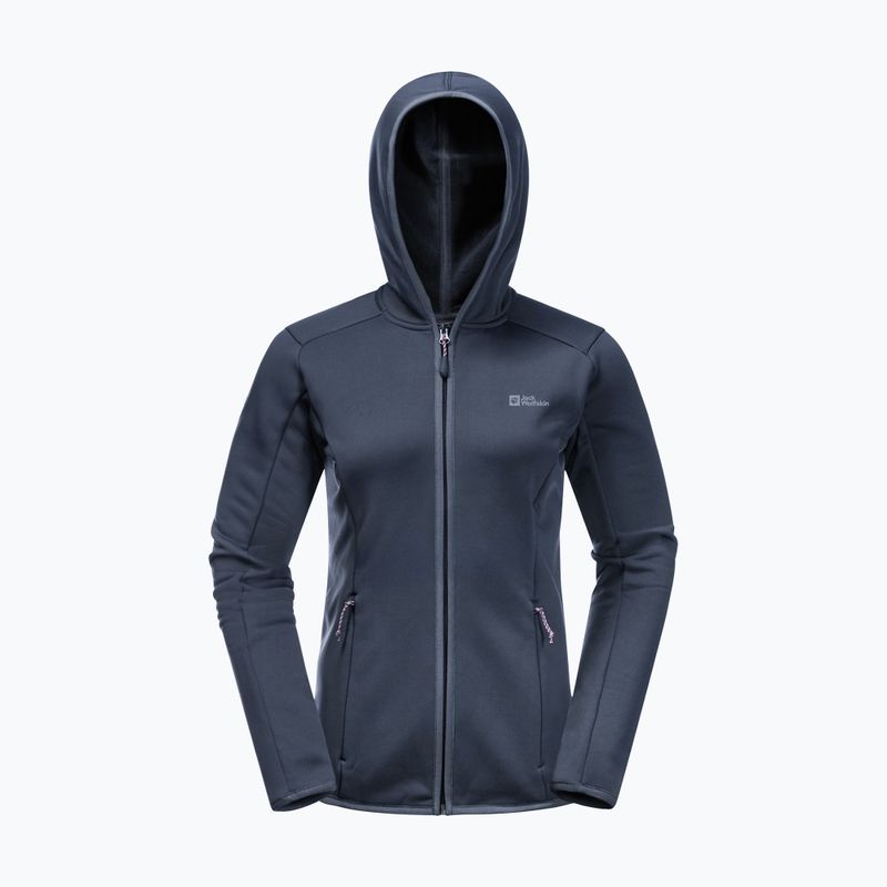 Jack Wolfskin moteriškas vilnonis džemperis Baiselberg pilkas 1710771 8