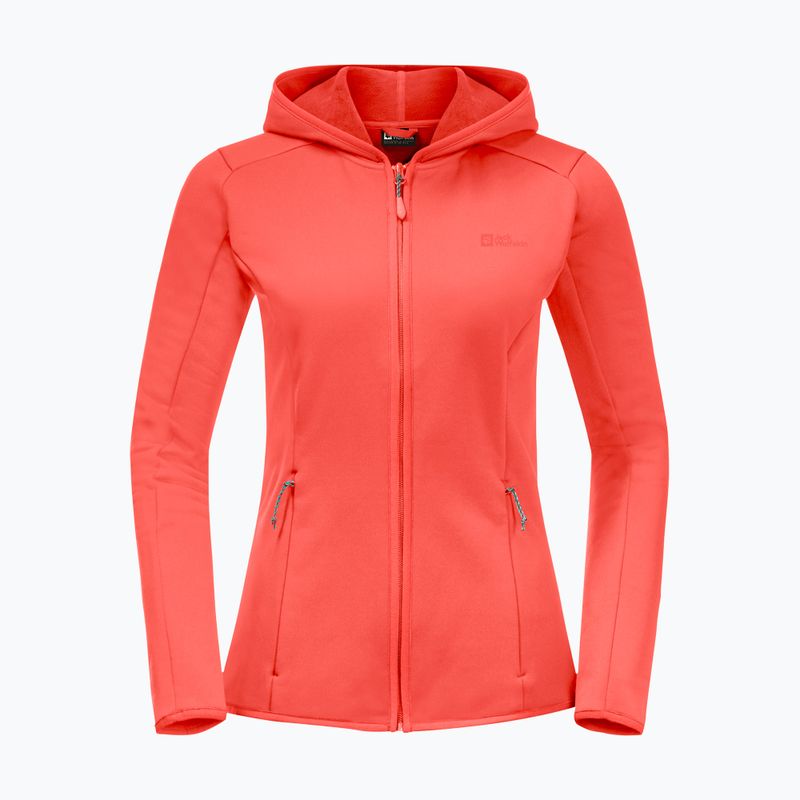 Jack Wolfskin moteriškas vilnonis džemperis Baiselberg orange 1710771 8