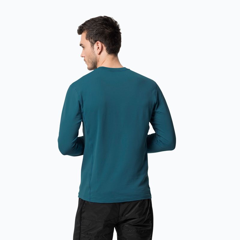 Jack Wolfskin vyriški trekingo marškinėliai ilgomis rankovėmis Infinite LS blue 1808311 3