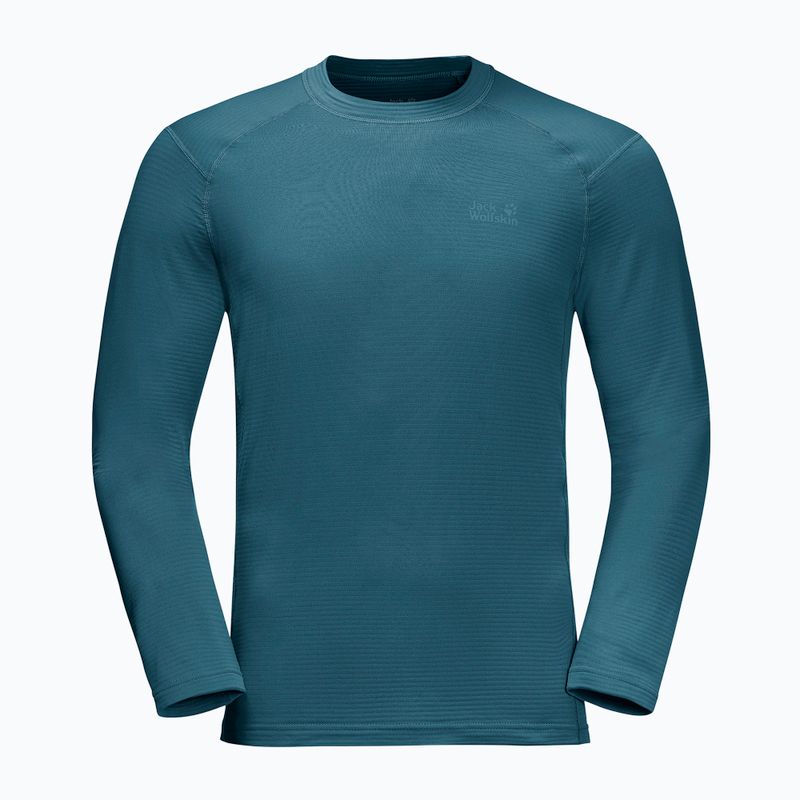 Jack Wolfskin vyriški trekingo marškinėliai ilgomis rankovėmis Infinite LS blue 1808311 5