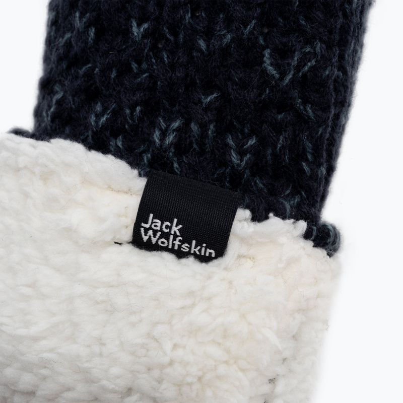 Jack Wolfskin moteriškos žieminės pirštinės Highloft Knit blue 1908001_1010_003 4
