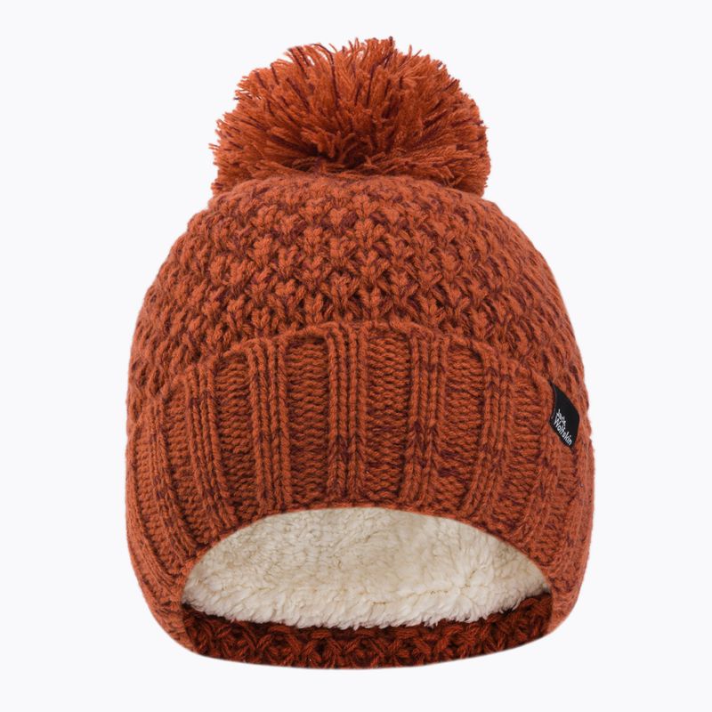 Moteriška žieminė kepurė Jack Wolfskin Highloft Knit red 1908011 2
