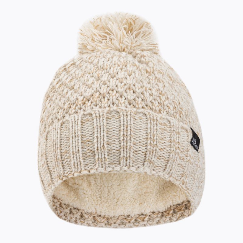 Moteriška žieminė kepurė Jack Wolfskin Highloft Knit beige 1908011 2