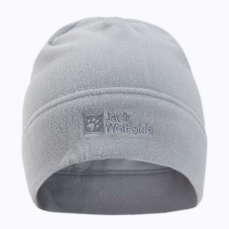 Jack Wolfskin Real Stuff pilka vilnonė žieminė kepurė 1909852 2