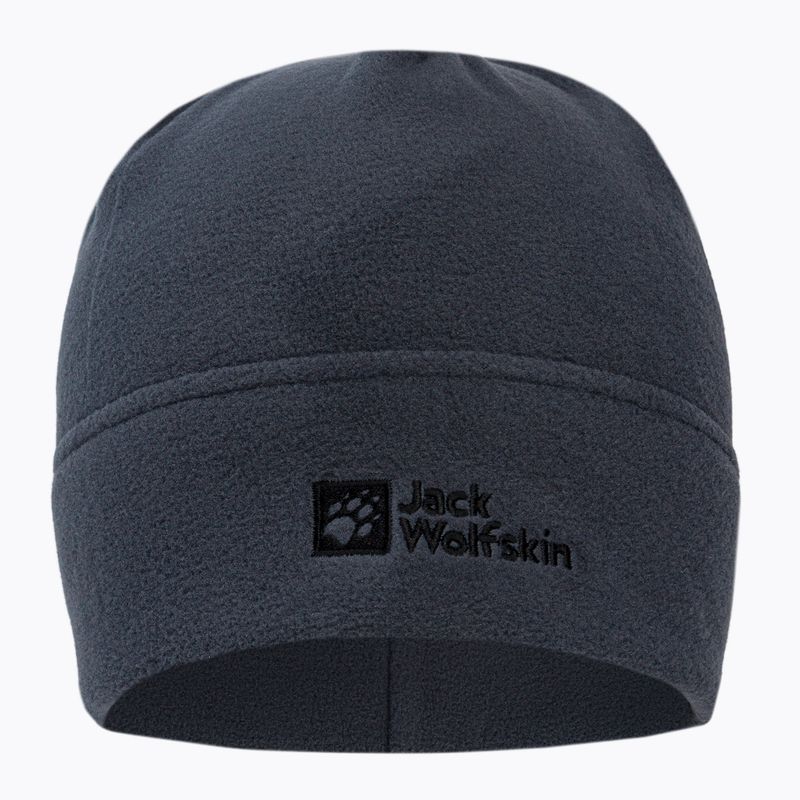 Jack Wolfskin Real Stuff pilka vilnonė žieminė kepurė 1909852 2