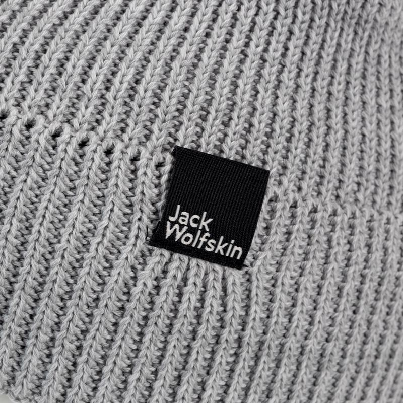 Jack Wolfskin Essential Beanie žieminė kepurė pilka 1910881 3