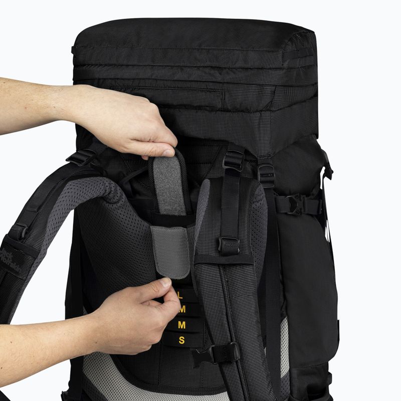 Plecak trekkingowy męski Jack Wolfskin Denali 65+10 l black 10