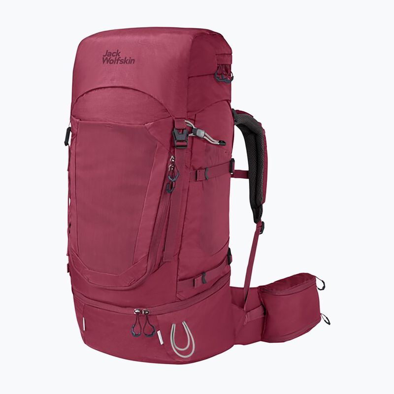 Jack Wolfskin moteriška trekingo kuprinė Highland Trail 50+5 burgundy 2010111