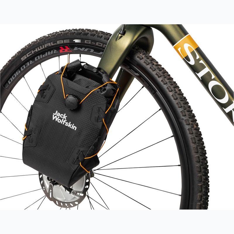 Dviračio krepšys Jack Wolfskin Morobbia Fork Bag 7 l flash black 2