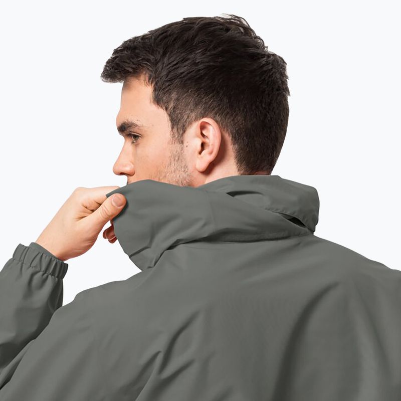 Jack Wolfskin vyriška striukė nuo lietaus Stormy Point 2L žalia 1111142 4