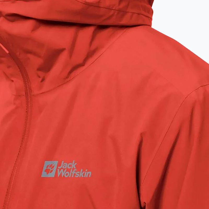 Jack Wolfskin vyriška striukė nuo lietaus Pack & Go Shell raudona 111111503_2193_005 5