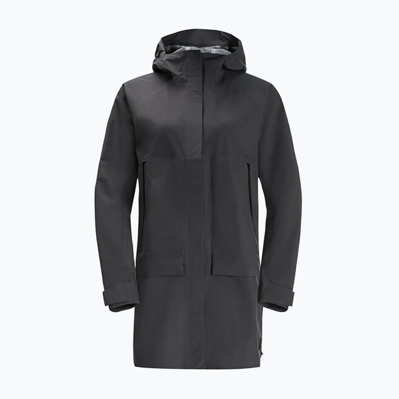 Jack Wolfskin moteriška striukė nuo lietaus Goldgewann Parka black 1115731_6350_002 6