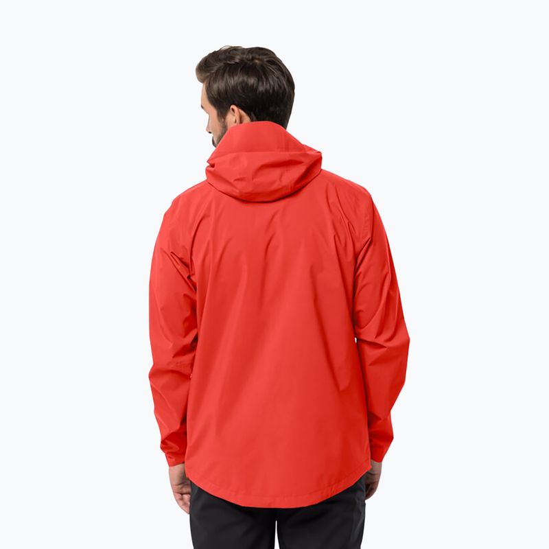 Jack Wolfskin vyriška striukė nuo lietaus Elsberg 2.5L raudona 1115881_2193_003 2