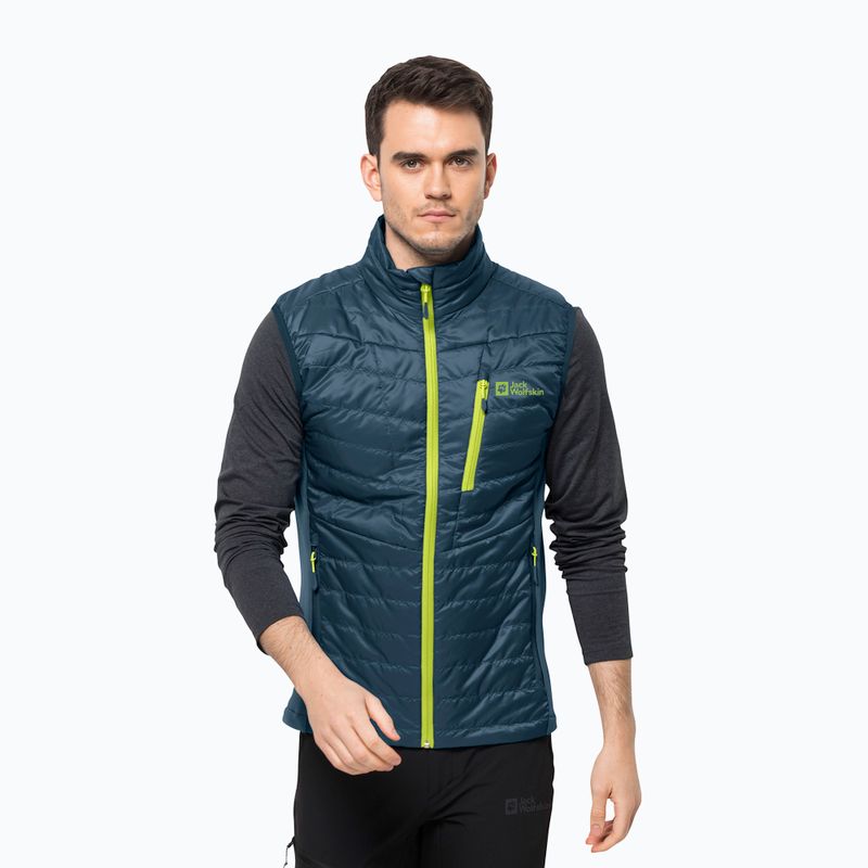 Jack Wolfskin Routeburn Pro Ins vyriški žygiai be rankovių, tamsiai mėlyna 1206871_1274_002