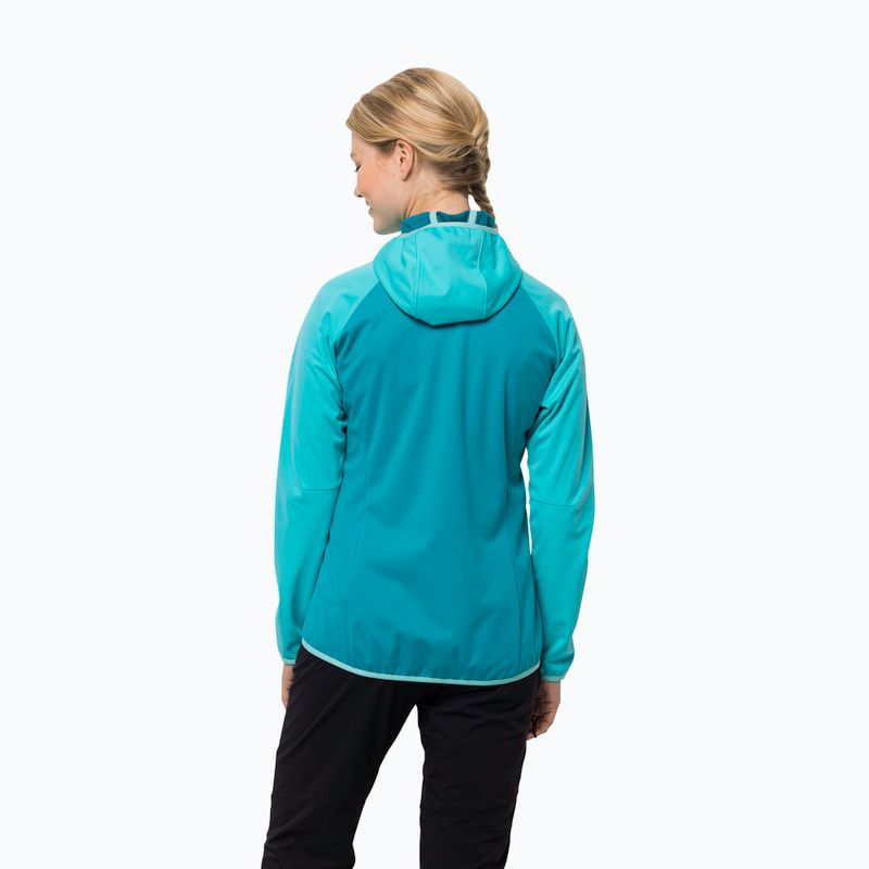 Jack Wolfskin moteriška Go Hike Softshell striukė mėlyna 1306862 2