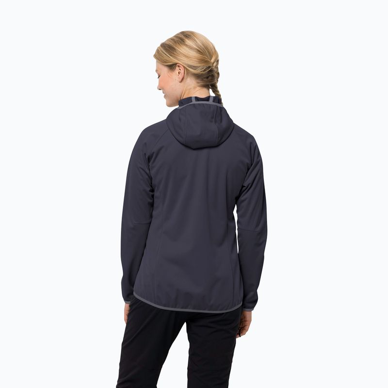 Jack Wolfskin moteriška Go Hike Softshell striukė pilka 1306862 2