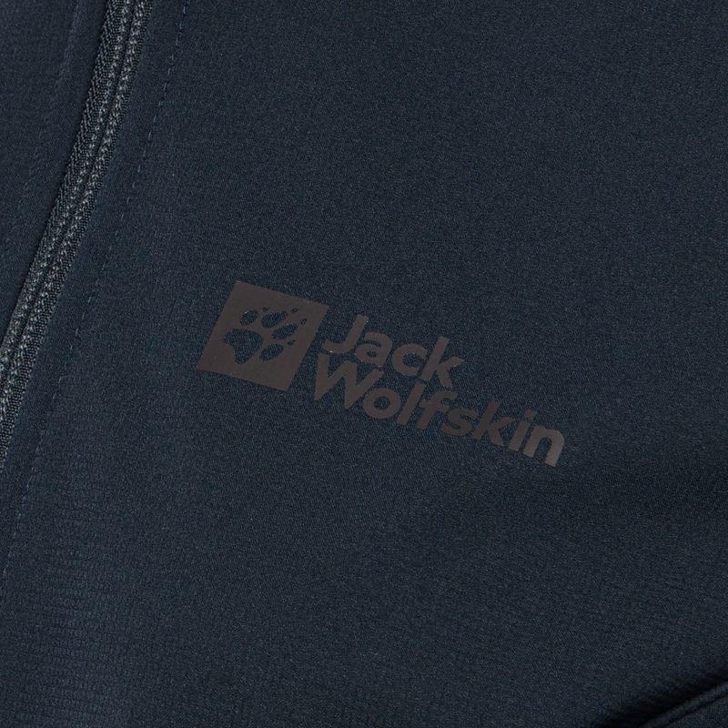 Moteriška softshell striukė Jack Wolfskin Bornberg Hoody navy blue 1307691 6