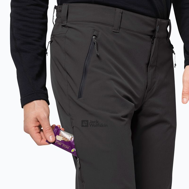 Vyriškos softshell kelnės Jack Wolfskin Activate XT phantom 4