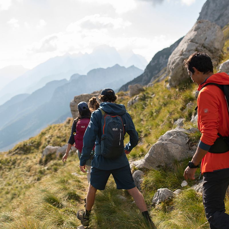 Jack Wolfskin Active Track vyriški trekingo šortai tamsiai mėlyni 1503791 7