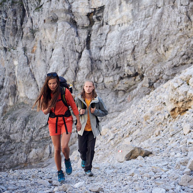 Jack Wolfskin Hilltop Trail moteriški trekingo šortai oranžiniai 1505462 8