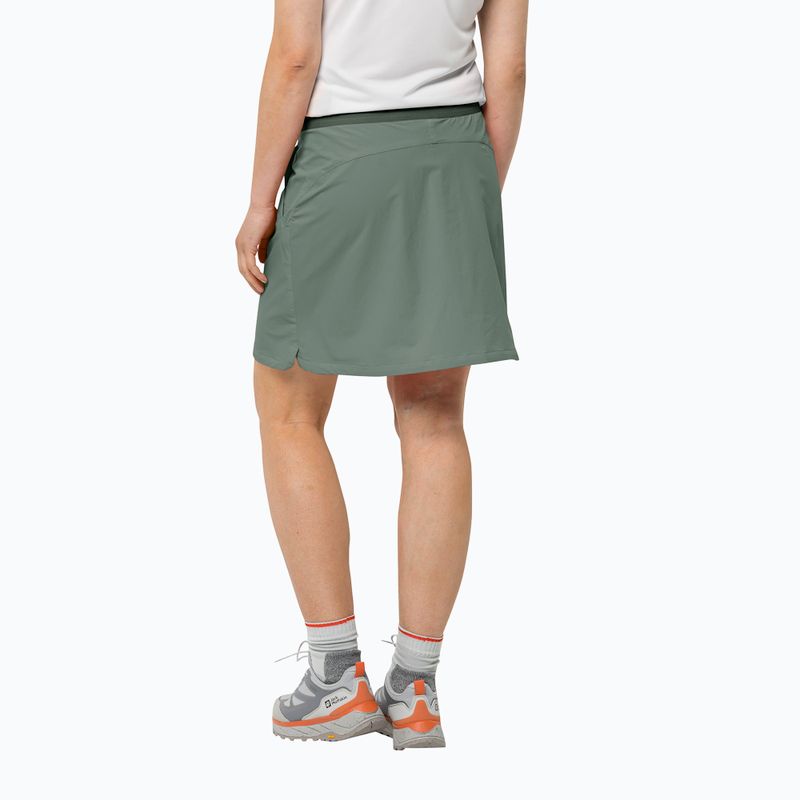 Jack Wolfskin Hilltop Trail trekingo sijonas žalias 1505472 2