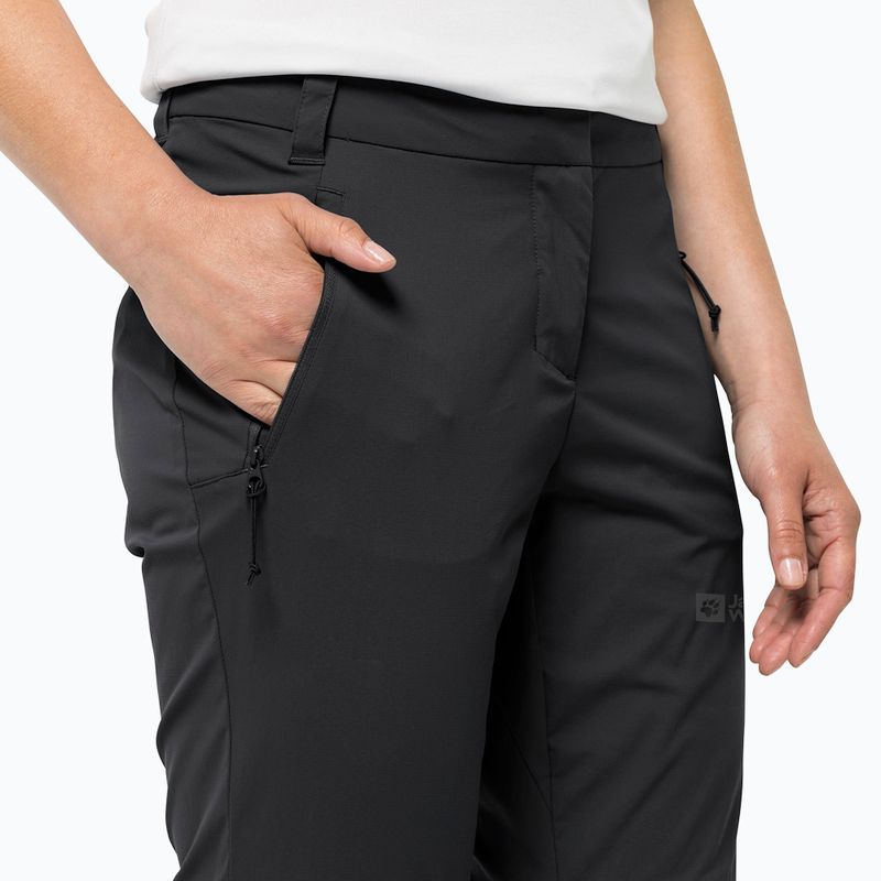 Jack Wolfskin moteriškos softshello kelnės Glastal Zip Off black 1508151_6000_042 5