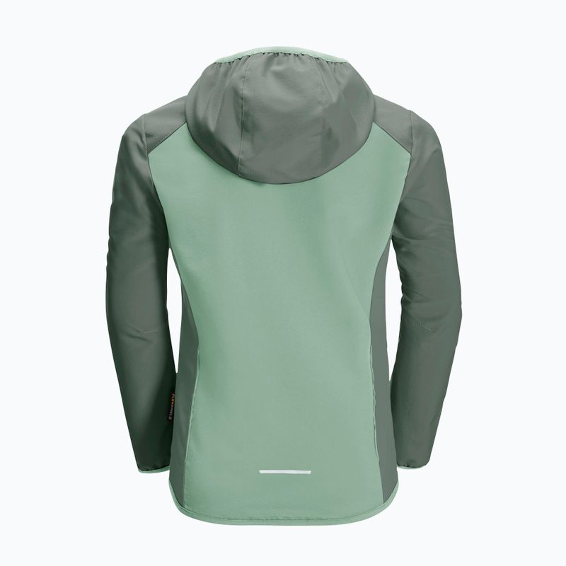 Jack Wolfskin vaikiška softshell striukė Turbulence green 1606385 2