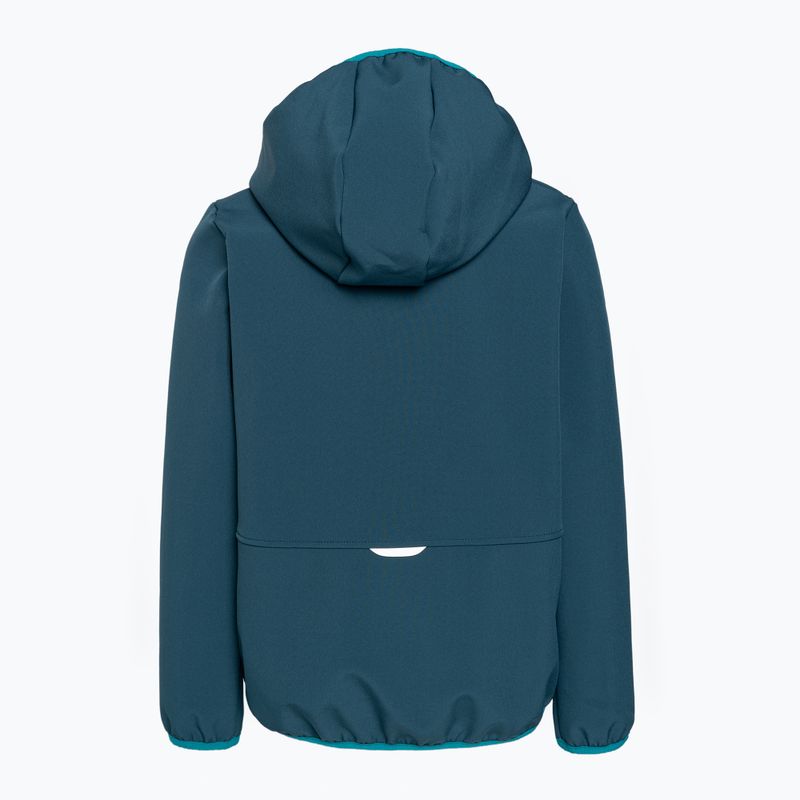 Jack Wolfskin Fourwinds Striukė Vaikiška softshello striukė tamsiai mėlyna 1608011 2
