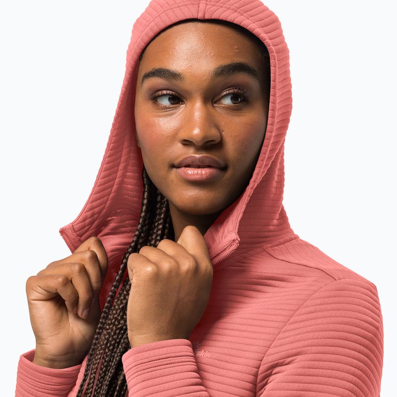 Moteriškos sportinės striukės Jack Wolfskin Modesto Hooded pink 1706254 3
