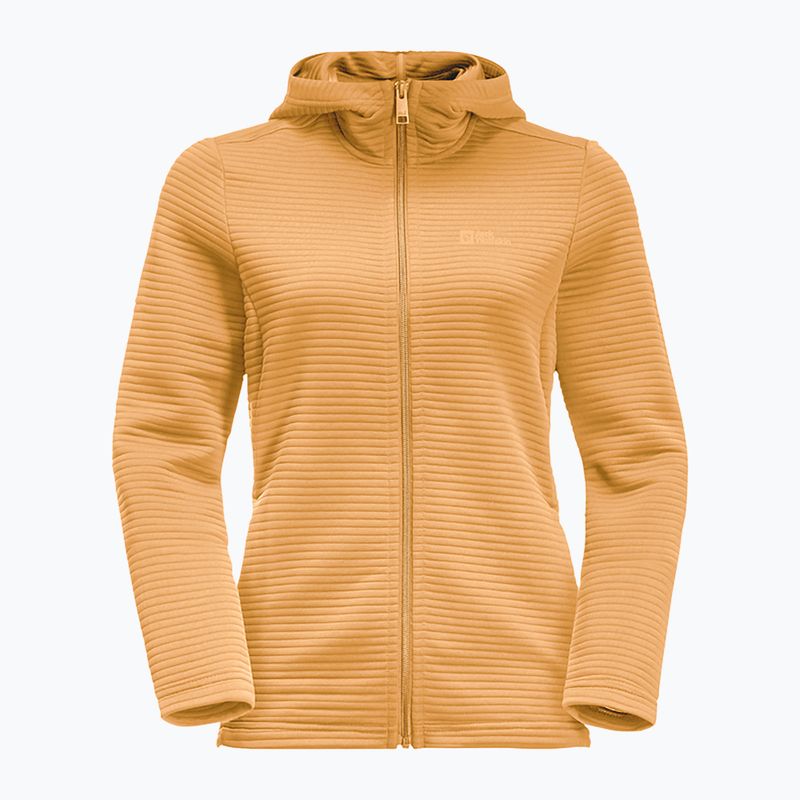 Moteriškos trekkinginės striukės Jack Wolfskin Modesto Hooded yellow 1706254 4