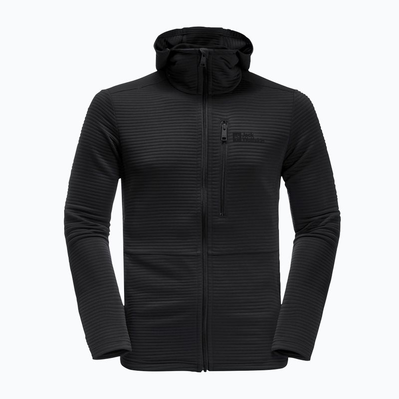 Jack Wolfskin vyriškas megztinis su gobtuvu Modesto Hooded trekking sweatshirt black 1706493 5