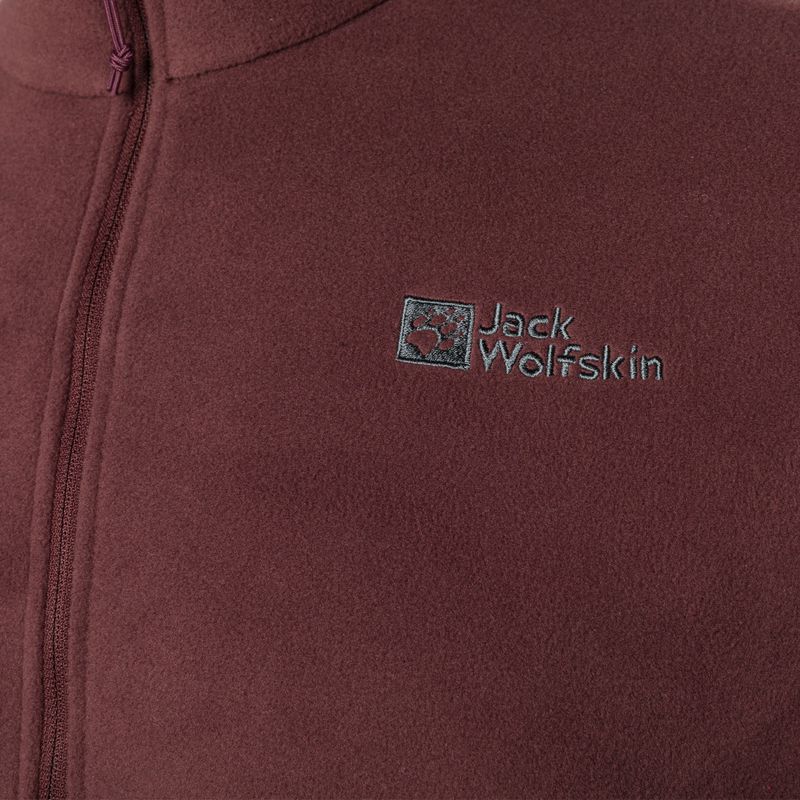 Jack Wolfskin vyriški sportiniai marškinėliai Taunus HZ kaštoninės spalvos 1709522 6