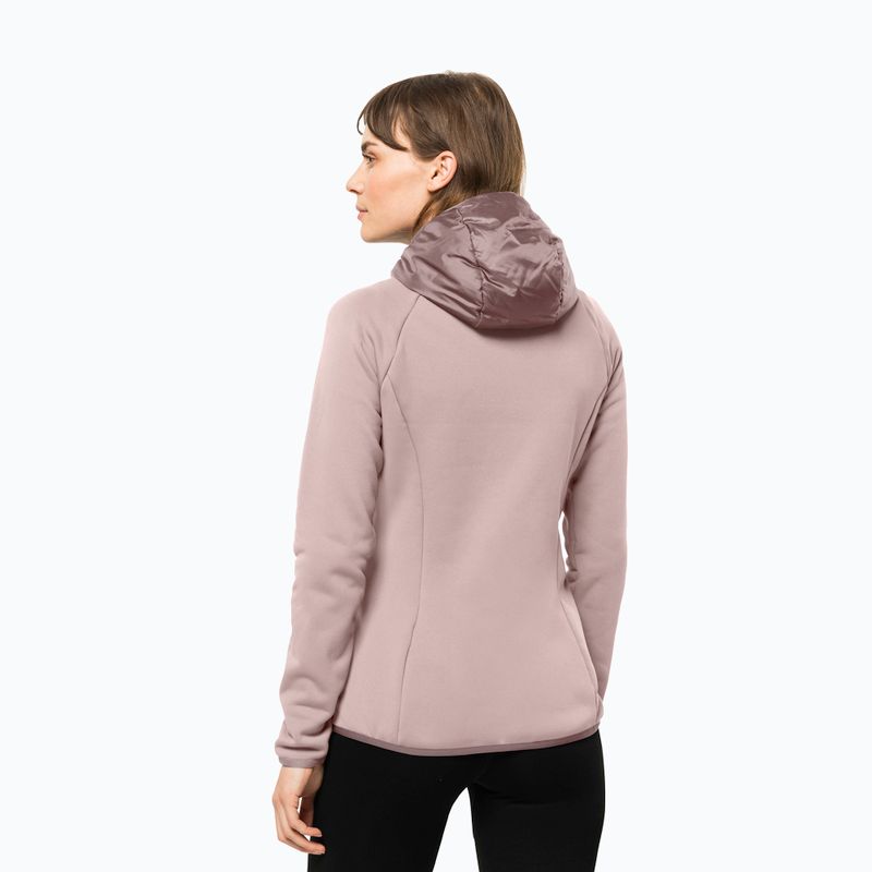 Jack Wolfskin moteriška Routeburn Pro Hybrid striukė rožinė 1710861 2