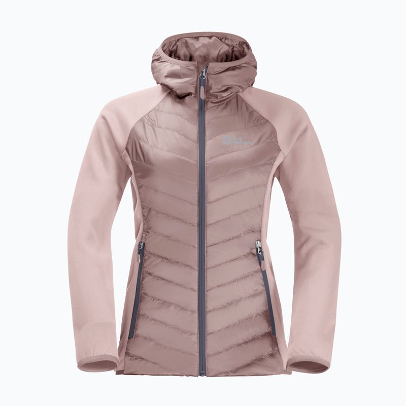 Jack Wolfskin moteriška Routeburn Pro Hybrid striukė rožinė 1710861 5