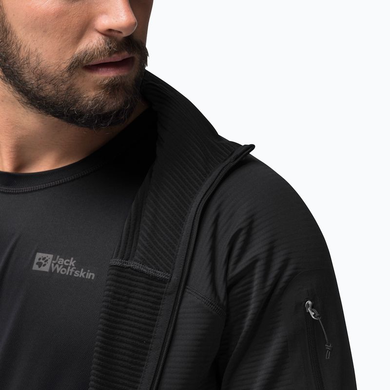 Jack Wolfskin vyriška trekingo striukė Prelight FZ Black 1711001 4