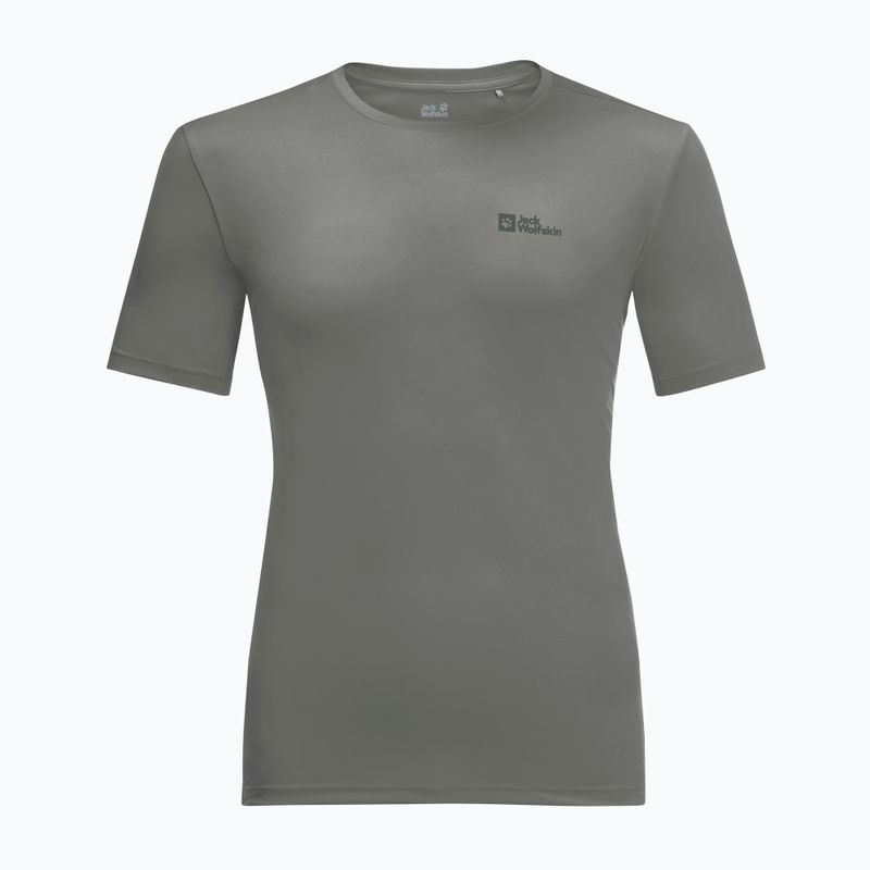 Jack Wolfskin vyriški trekingo marškinėliai Tech green 1807072 3