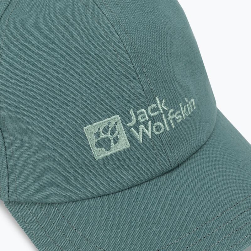 Jack Wolfskin vaikiška beisbolo kepurė žalia 1901012 5