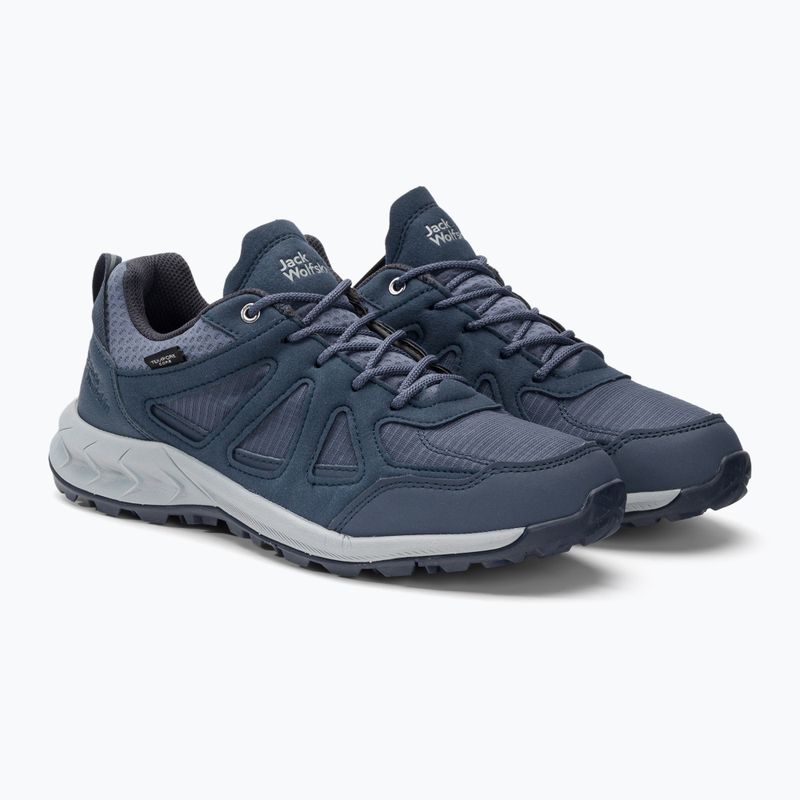 Jack Wolfskin moteriški trekingo batai Woodland 2 Texapore Low navy blue 4051341 4