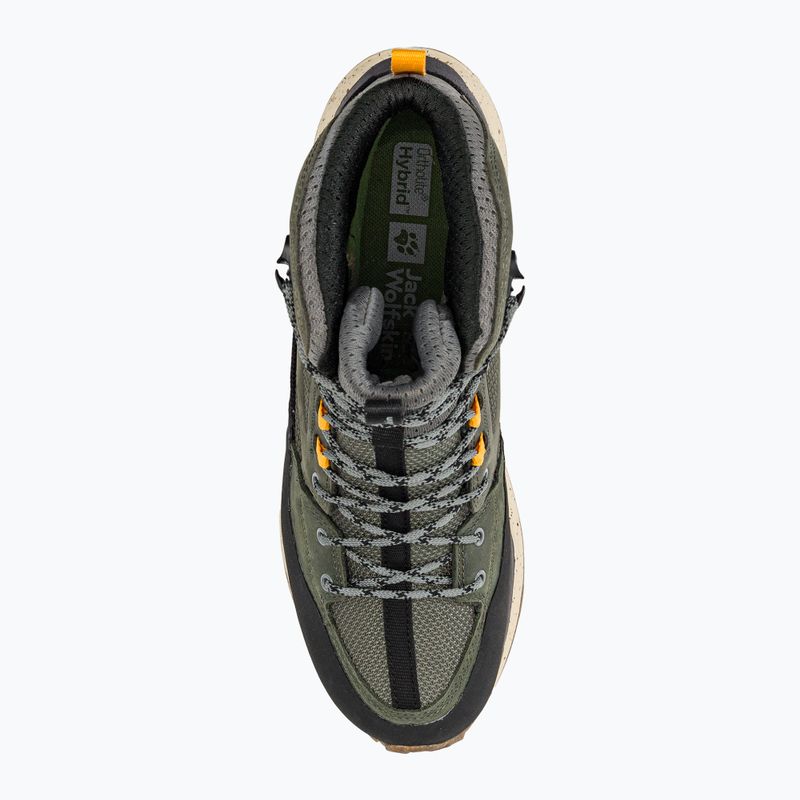 Jack Wolfskin vyriški Terraquest Texapore Mid trekingo batai žali 4056381_4143_075 6