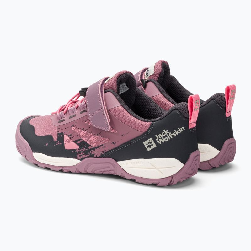 Jack Wolfskin vaikiški trekingo batai Vili Action Low rožinės spalvos 4056851 3