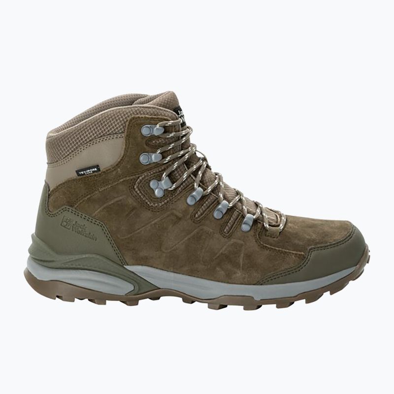 Vyriški žygio batai Jack Wolfskin Refugio Texapore Mid cold coffee 9