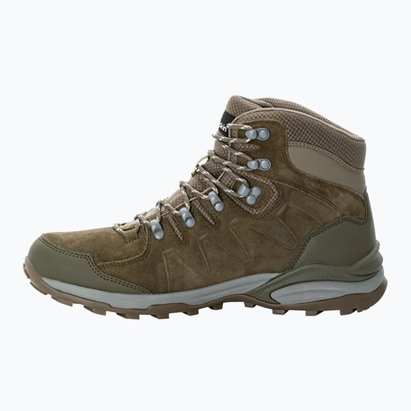 Vyriški žygio batai Jack Wolfskin Refugio Texapore Mid cold coffee 10