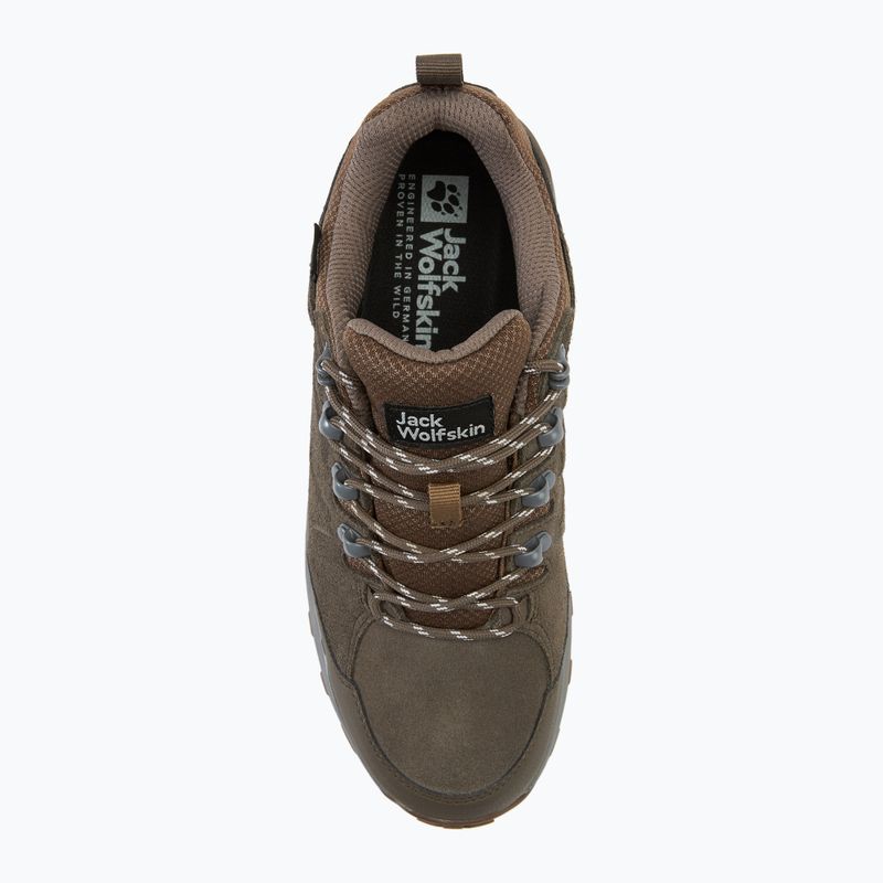 Vyriški žygio batai Jack Wolfskin Refugio Texapore Low cold coffee 5