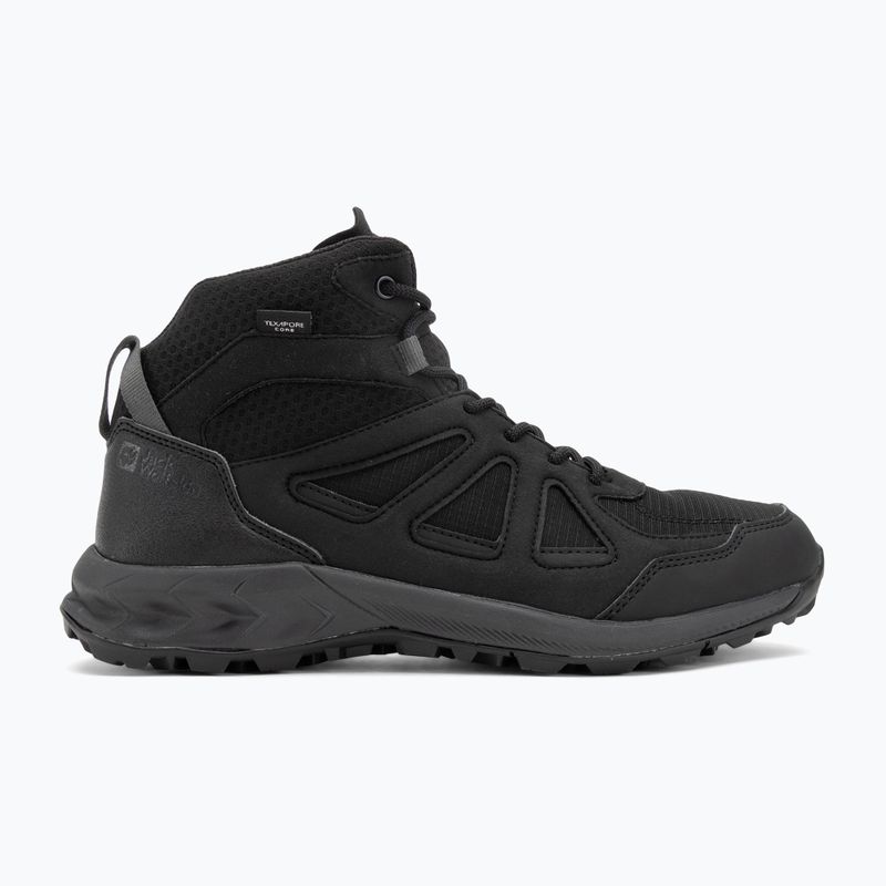Vyriški žygio batai Jack Wolfskin Woodland 2 Texapore Mid black 2