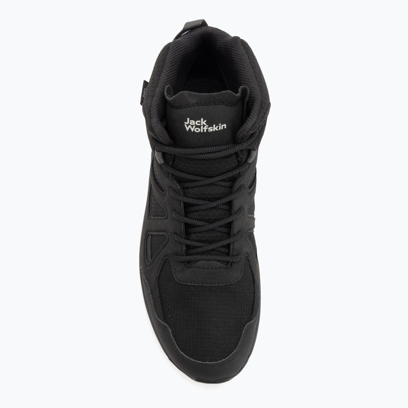Vyriški žygio batai Jack Wolfskin Woodland 2 Texapore Mid black 5