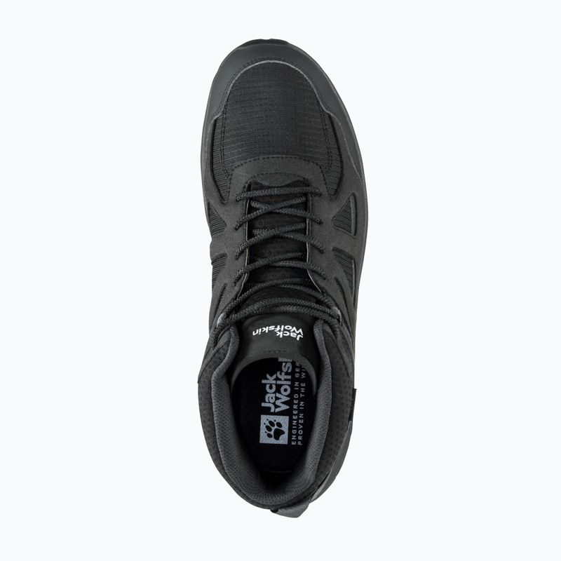 Vyriški žygio batai Jack Wolfskin Woodland 2 Texapore Mid black 12