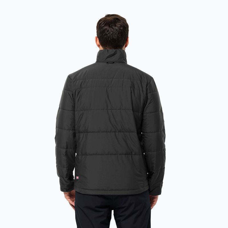 Jack Wolfskin vyriška striukė nuo lietaus Jasper 3in1 black olive 4
