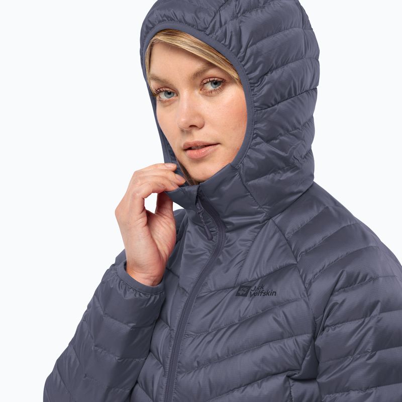 Jack Wolfskin moteriška pūkinė striukė Passamani Down Hoody delphin 3